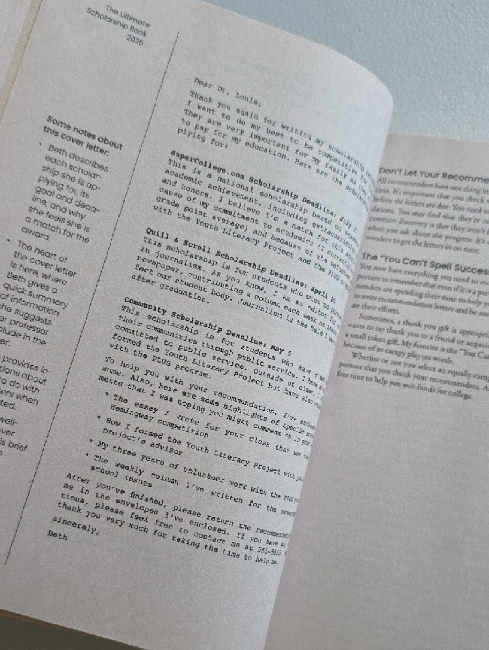 Scholarship Book - Helps Even If It's 2025 - College Bound High School Grad - Picture 2 of 3